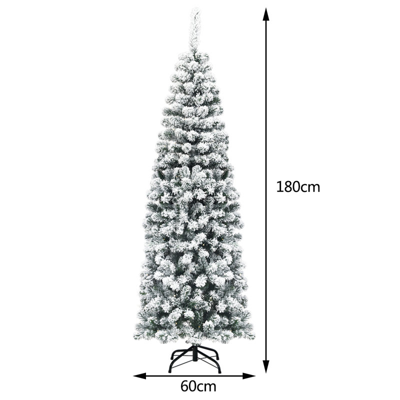 Lighted Artificial Fir Christmas Tree, 180cm H