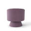 Fauteuil demi-tonneau pivotant en velours Murrow-1657574649