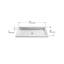 Base de douche en fonte Purist® l 48 po x P 36 po-1720660