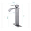 Robinet de lavabo pour salle de bain à poignée simple Waterfall Spout-119318204