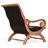 Everette Upholstered Accent Chair with Ottoman