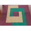 Tapis contemporain contemporain à motif géométrique Gabbeh 5 x 7