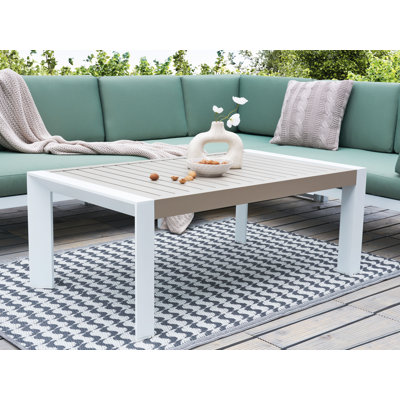 Aubrieana Rectangular 4 - Person 47.2cm L Outdoor Coffee Table