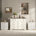 Blanc rustique / noyer