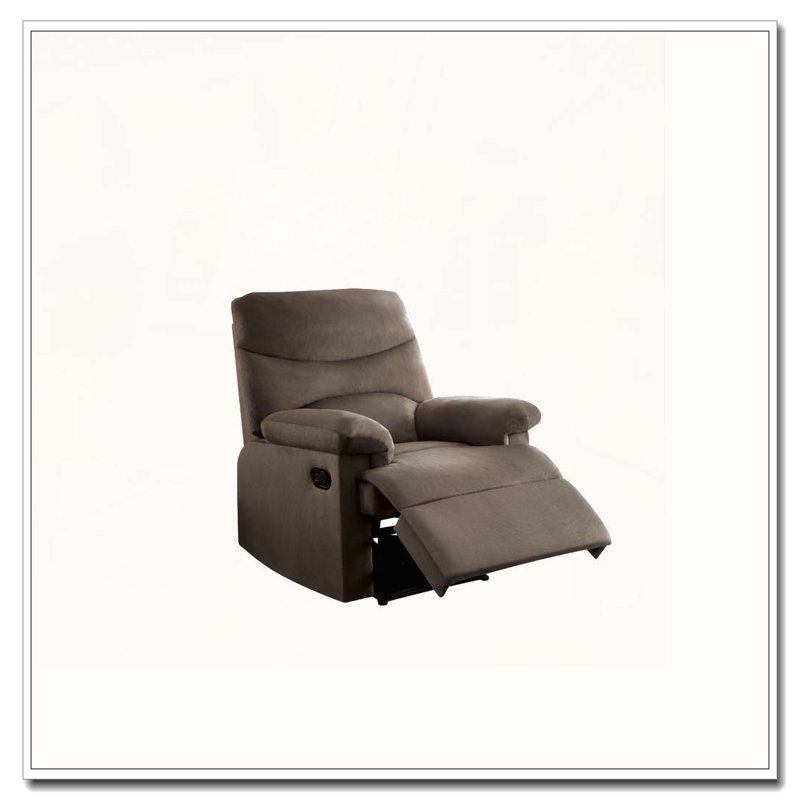 Fauteuil inclinable en tissu tissé, Marron clair