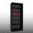 75'' Tall Adjustable Shelf Bookcase With 2 Cabinets-1325003794