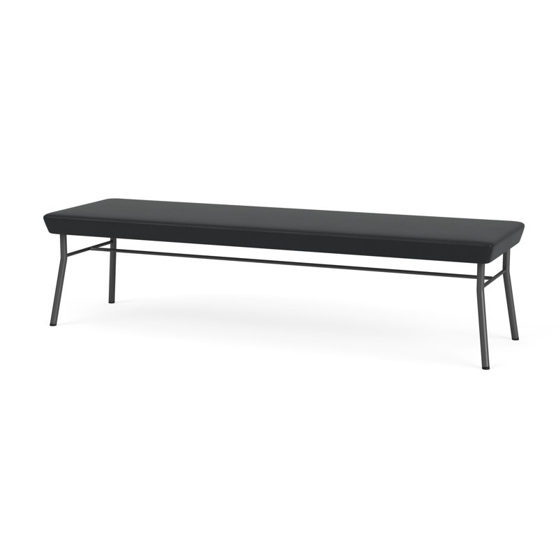 Banc en métal 3 places Chat, Gris anthracite, Modena graphite