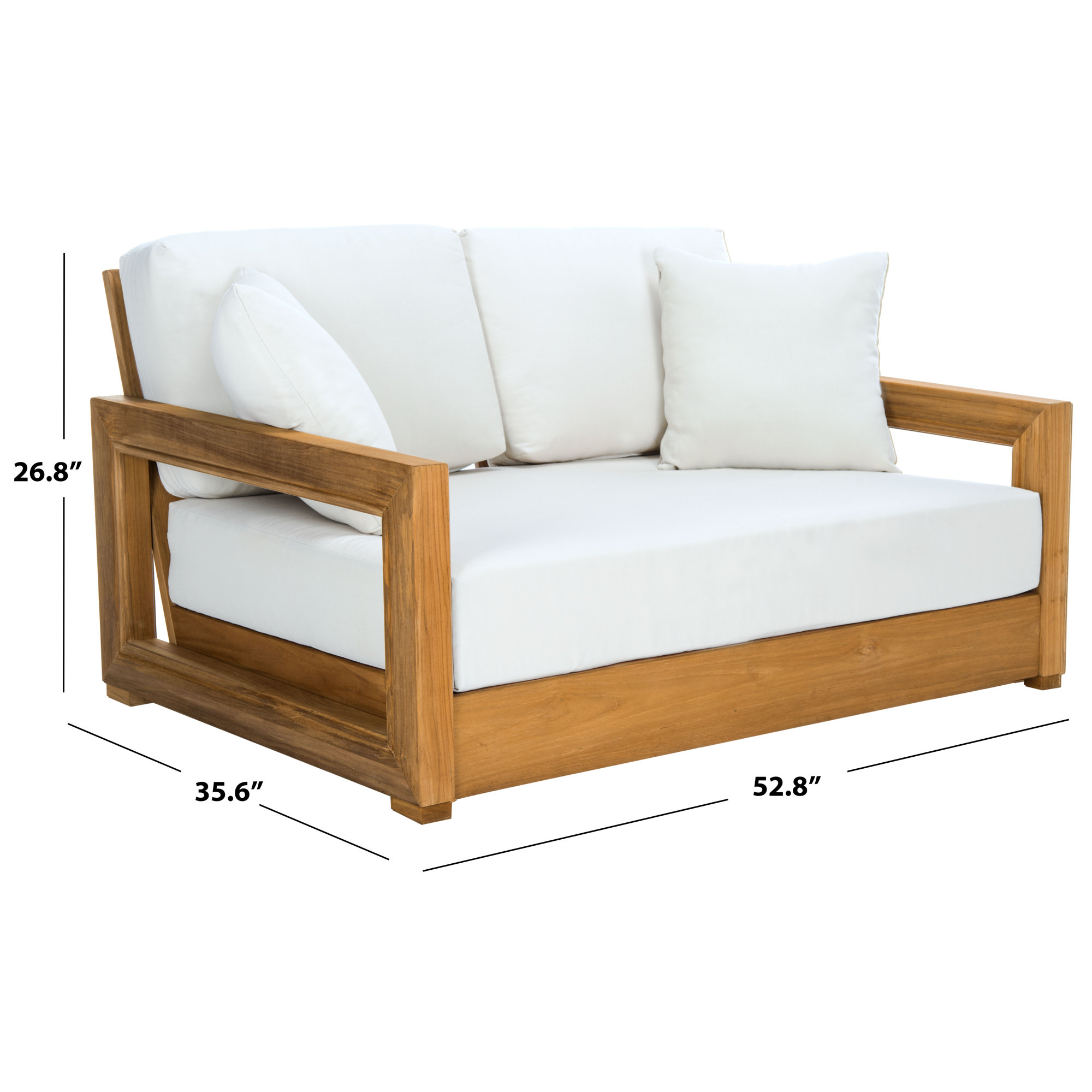 Melrose Outdoor Cushion Cover, White