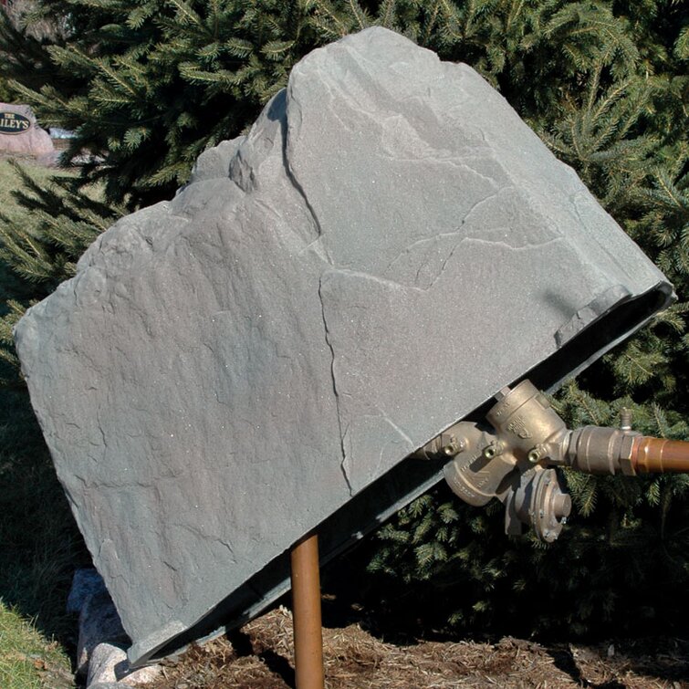 Backyard X-Scapes Clay Artificial Rock Fake Boulder 12 H x 20 W
