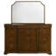 Commode 9 tiroirs avec miroir Brown Cherry
