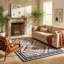 Tapis lavable à motif géométrique Southwestern-163083813