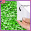 Rideaux de douche à motif floral vert très long-2077383958