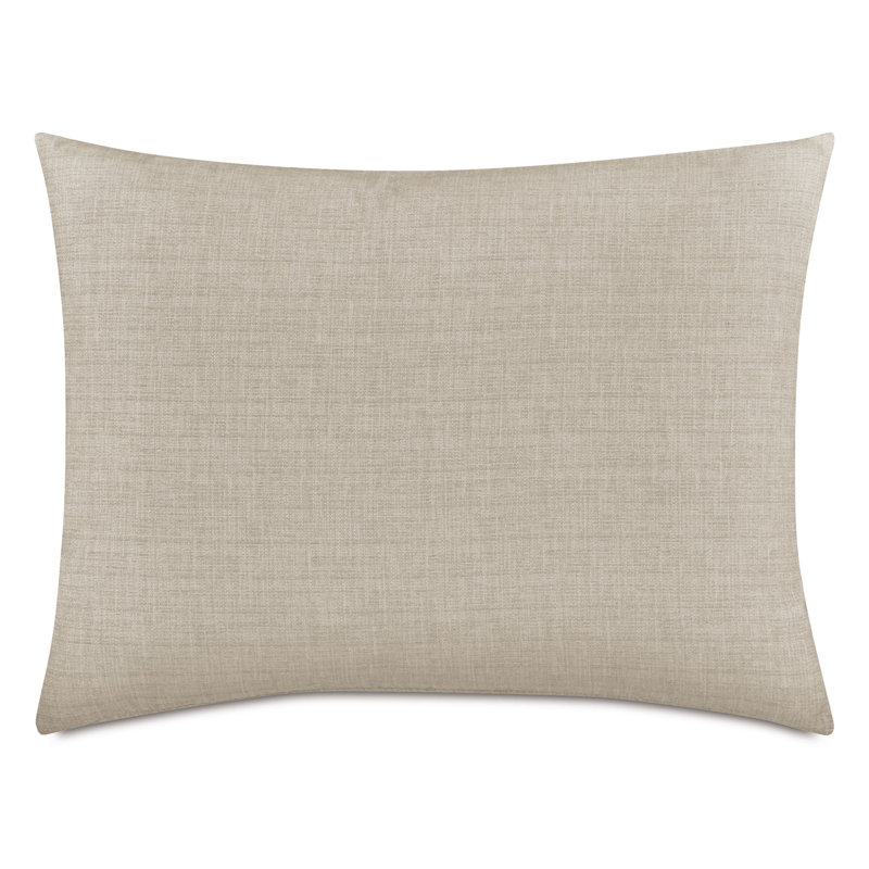 Daleyza Striped Linen Pillow Sham, 20" H x 27" W