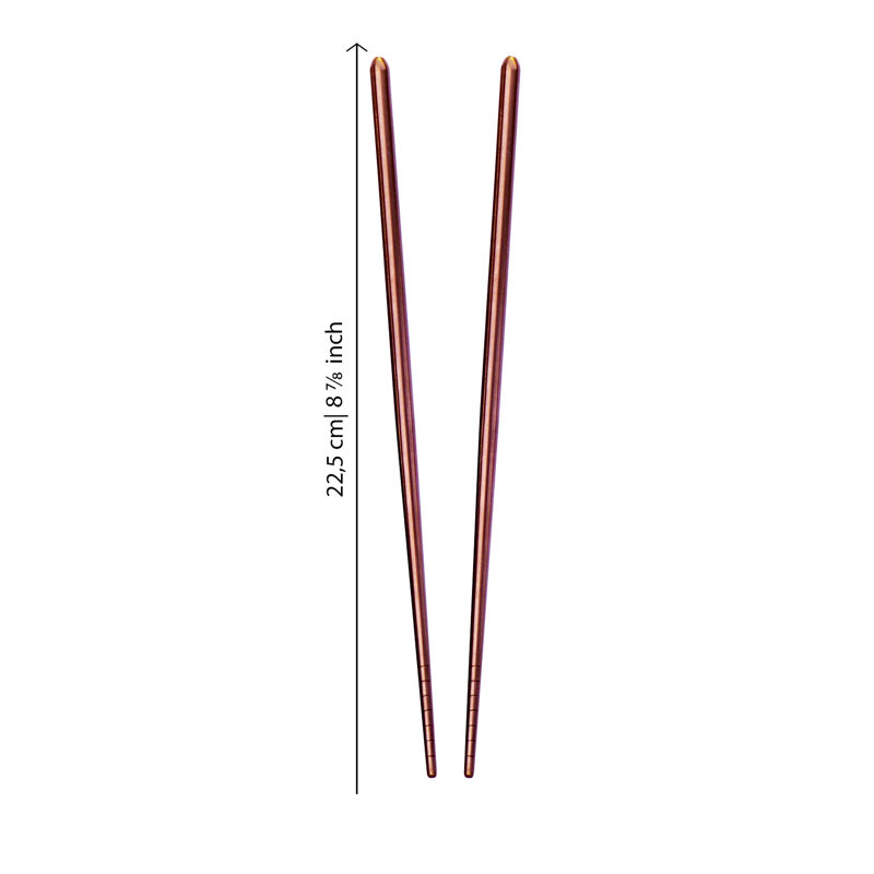 CHOPSTICKS Stainless Steel Chopsticks, Bronze