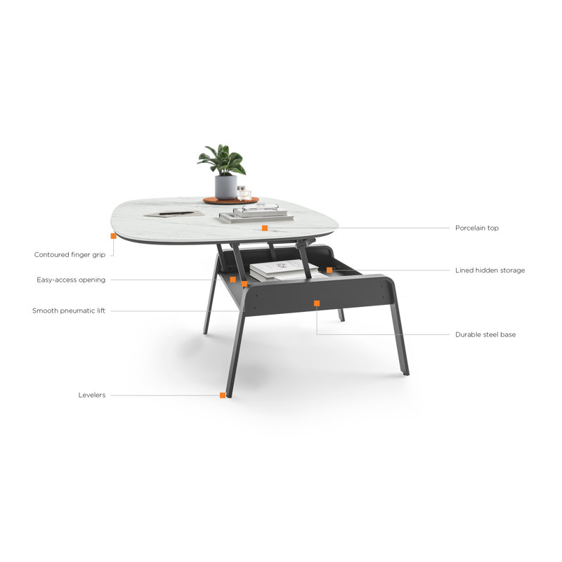 Cloud 9 Coffee Table, Cirrus White