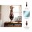 Abstract Glass Vase with Gold Accents-1301676211