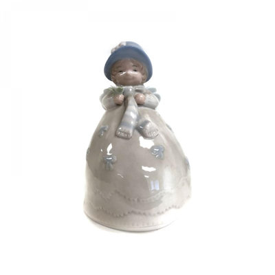 Figurine victorienne prête pour l'hiver