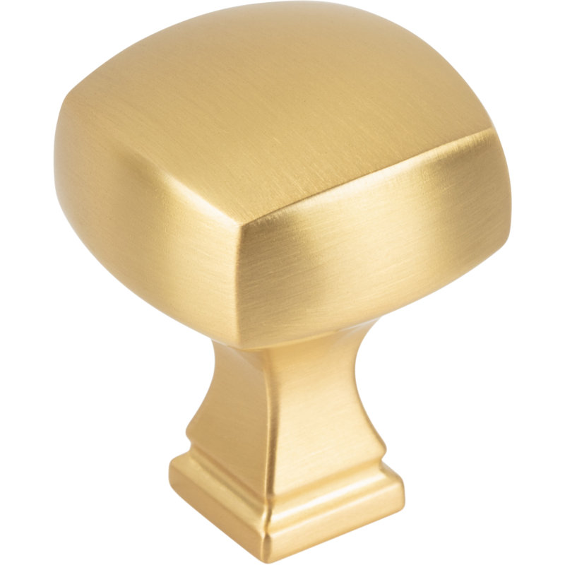 Audrey Square Knob, Brushed Gold