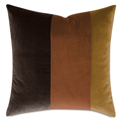 Palette Velvet Decorative Pillow In Blues