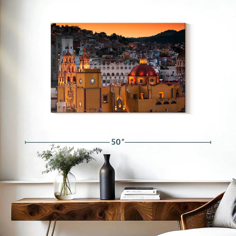 Ravi Guanajuato au coucher du soleil, H 24 po x l 36 po