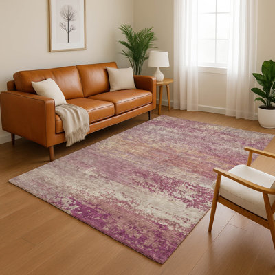 Premium Machine Washable Mayfield AMF2071 Abstract Rug