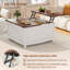 Table basse à plateau relevable avec rangement caché, salon multifonctionnel Farmhouse-1681928739