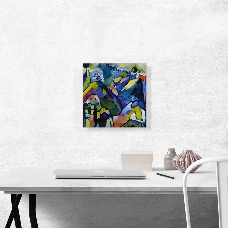 «Improvisation 9 1912» par Wassily Kandinsky - impression sur toile tendue, H 12 po x l 12 po x P 0,75 po