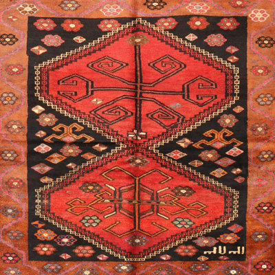 Tapis orange Southwestern
