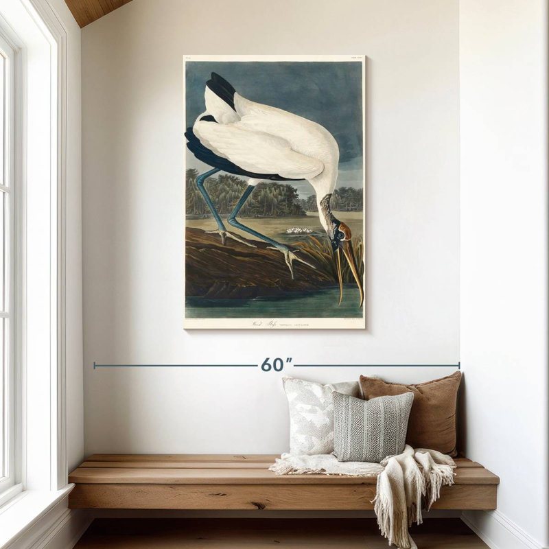 Brampt Wood Ibis, 45" H x 30" W