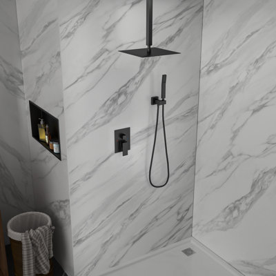 Pomme de douche avec système de douche 10 pouces