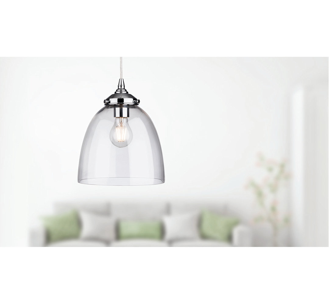 Pendants 1 - Light Chrome Cone Pendant