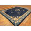 Chinese - Peking Room Size Antique Blue 1920s Wool Rectangle Knotted Rug
