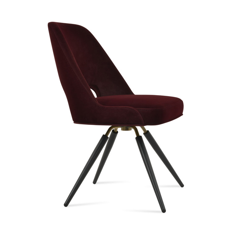 Chaise de salle à manger Marash, Noir
