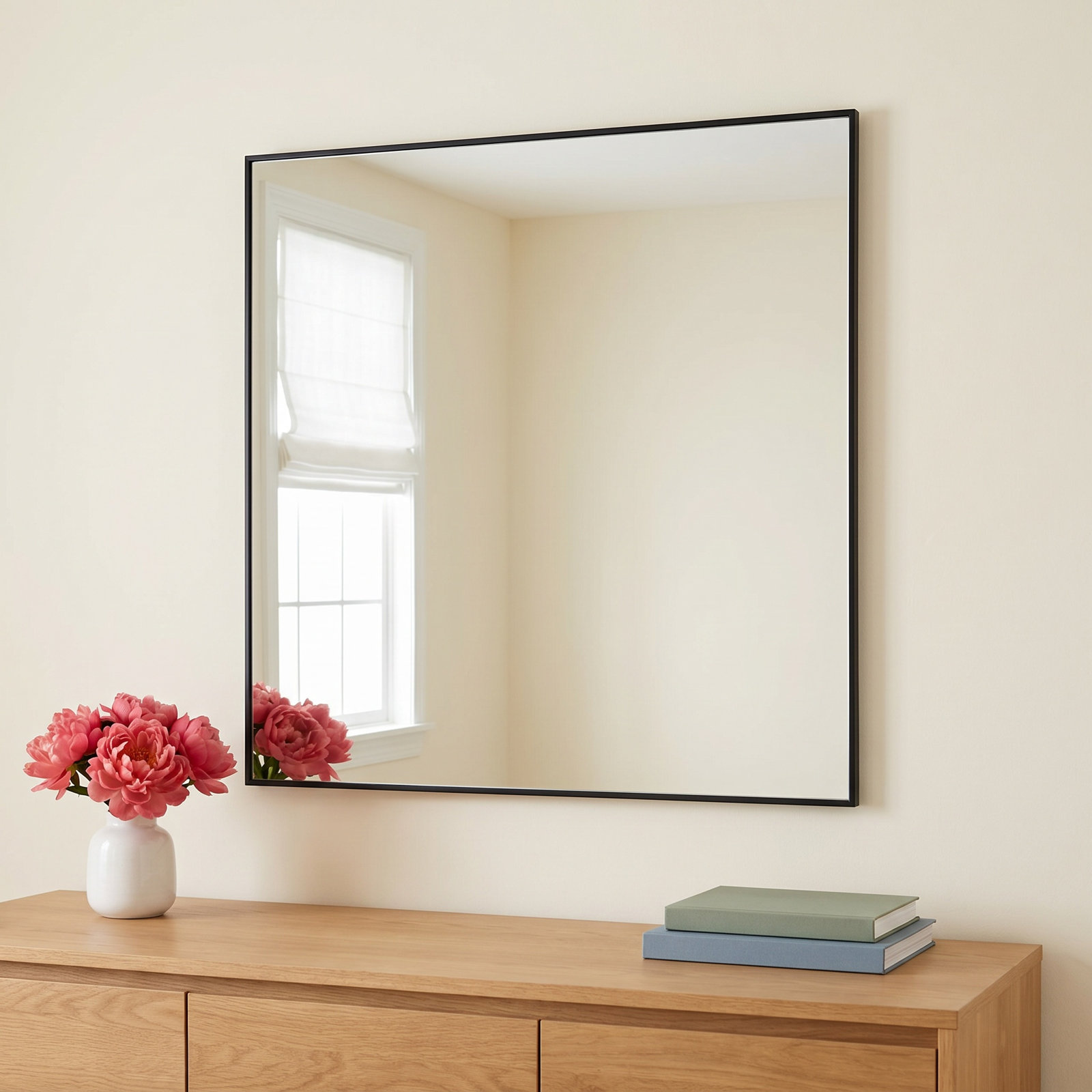 Valparaiso Accent Mirror, 48"  x 48" , Black