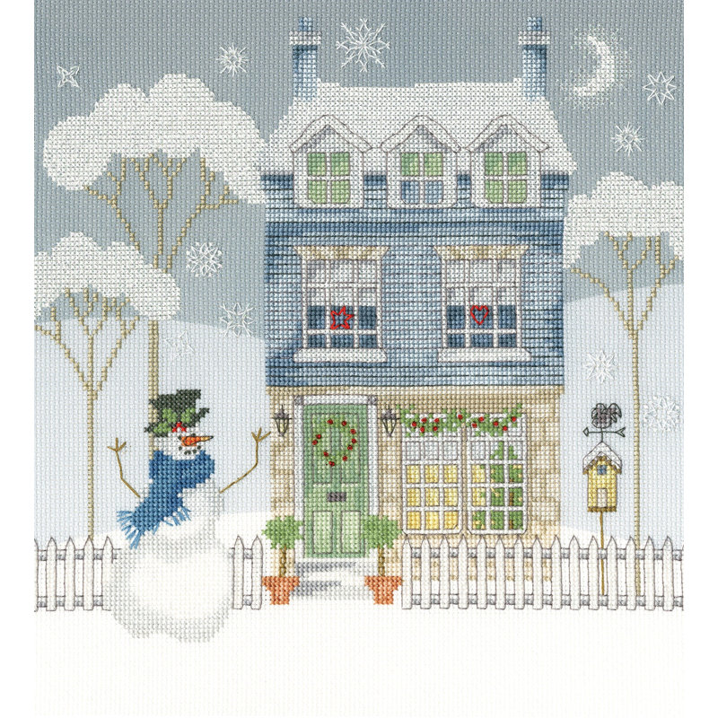 Trousse de point de croix comptée « Home for Christmas » de Bothy Threads XKTB5