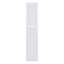 Grand lit escamotable mural avec tablettes, blanc