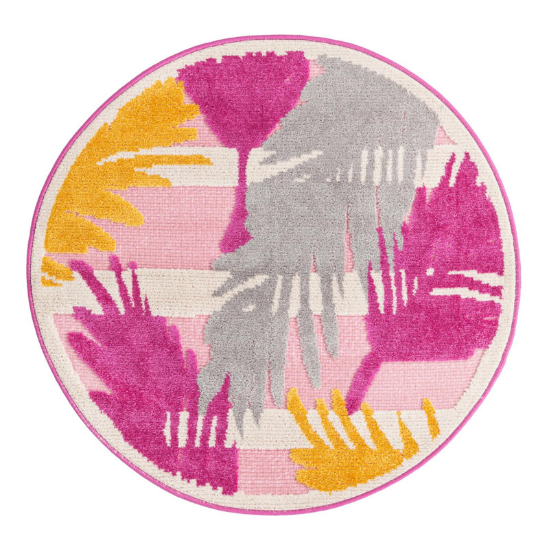 Tapis d'extérieur Rugs.com Barcadera Aruba 7, Rond 3 pi 3 po
