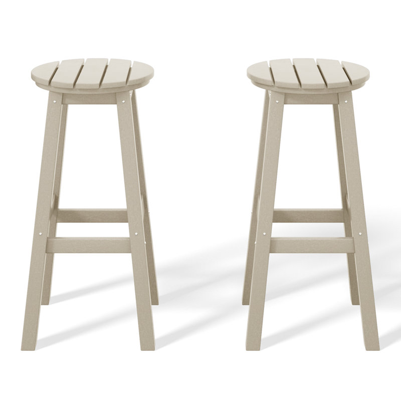 Tabouret de bar 29 po (ensemble de 2), Gris clair