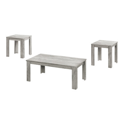  Table basse moderne en bois, ensemble de 3 tables basses de salon