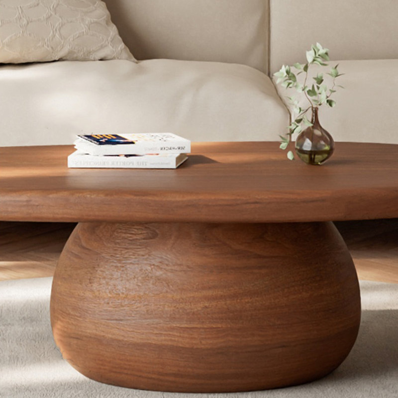 Table basse de style rétro, Brun