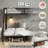 Twin Xl Over Queen Metal Bunk Bed For Teens & Adults, Noise-reduced Design With 2 Side Ladders & Under Bed Storage, No Box Spring Needed, Black, Space-saving For Bedrooms & Shared Spaces-79055470