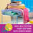 TOWN & COUNTRY PLAY 6-Piece Striped Reversible Terry Brights Set, 2 Bath, 2 Hand, 2 Wash, 100% BCI Cotton-114072872
