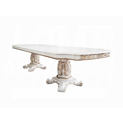 Moksh Dining Table W/Pedestal Base