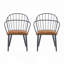 Upholstered Dining Chair With Metal Legs