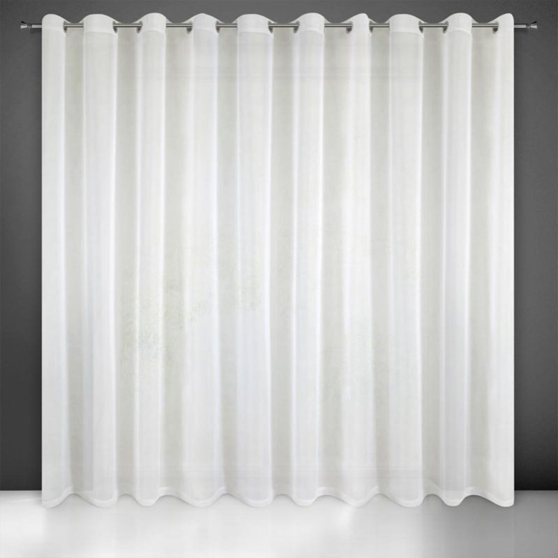 Lucy Eyelet Single Curtain, Cream