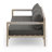 Nida 93'' Wide Teak Patio Sofa with Cushions-1889707182-1998169249