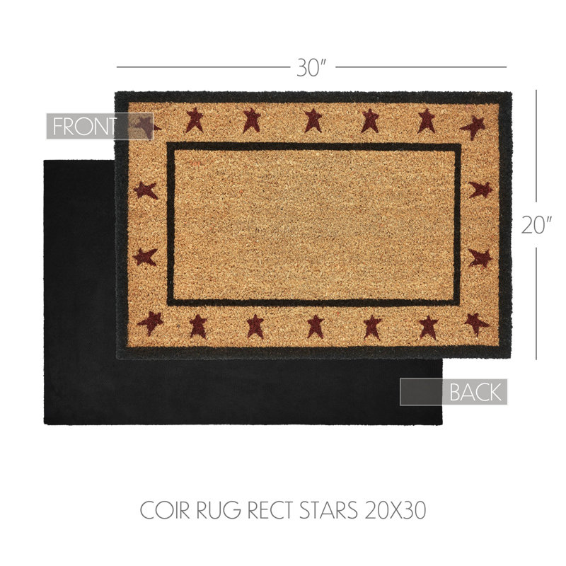 Connell Non-Slip Outdoor Doormat, 20" W x 30" L