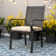 Round 4 - Person 47'' Long Dining Set with Cushions