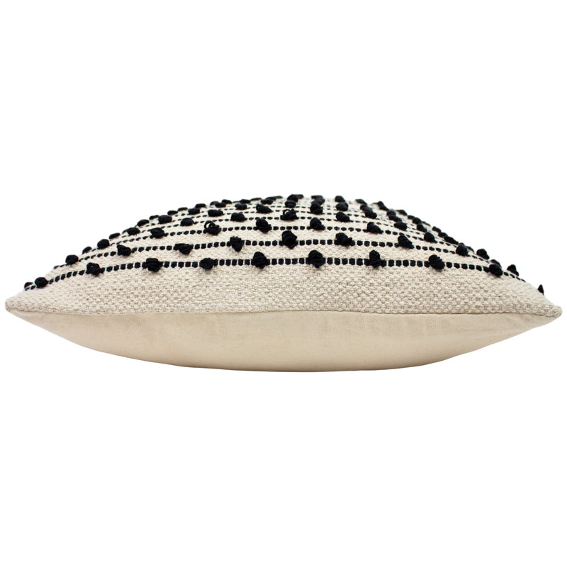 Furn Polka Dots Square Cushion, Polyester