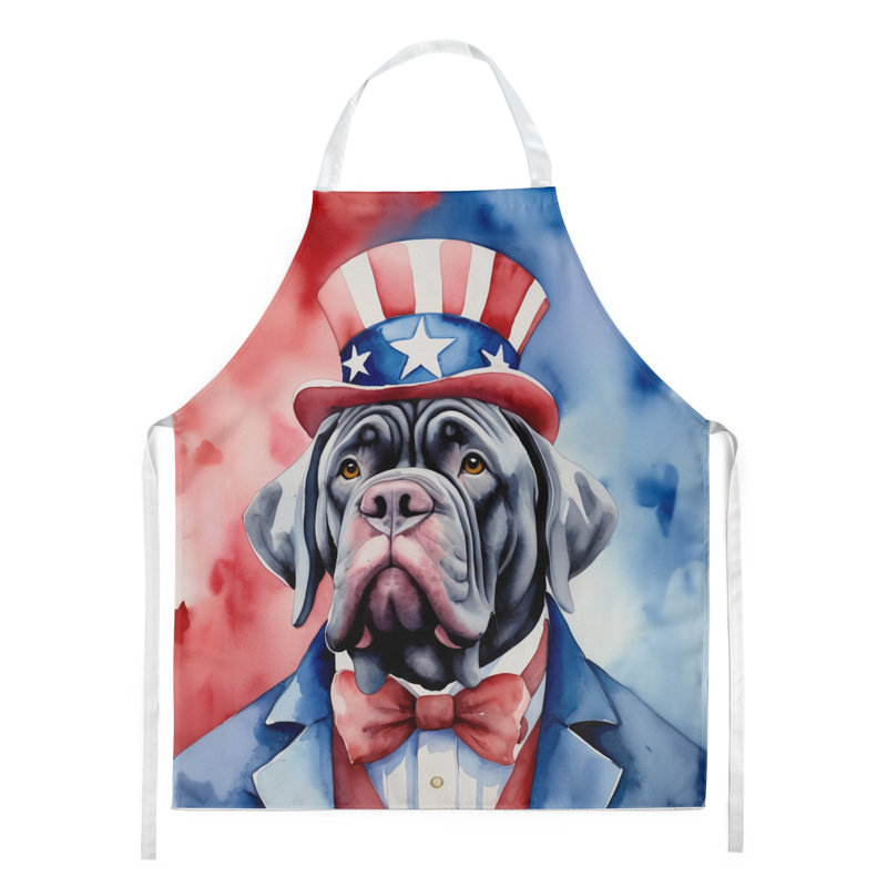 Patriotic American Apron, Neapolitan Mastiff